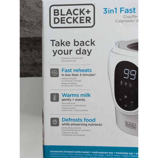 Black & Decker 3-in-1 Fast Baby Bottle Warmer