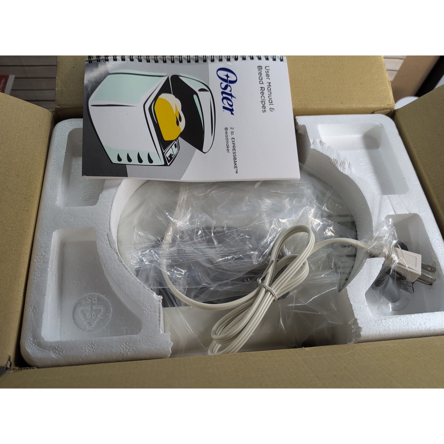 Oster Bread Maker 58-Minute Expressbake 2 lb Model 5834 w/ Manual