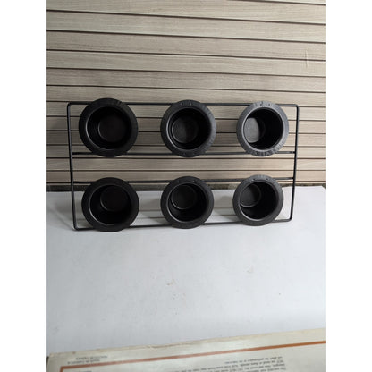 Vintage Popover Pan ROSHCO BAKERS ADVANTAGE Commercial Weight Bakeware 6 Cup