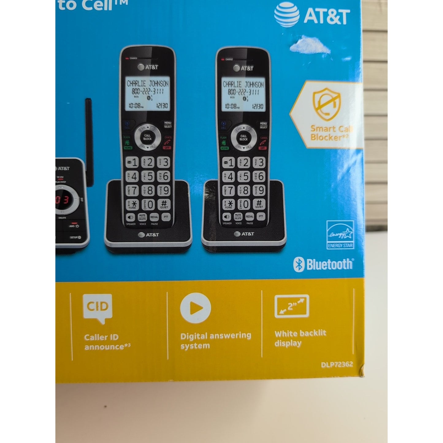 NEW AT&T DLP72362 | 3-Handset Cordless Phones With Bluetooth & Answering System