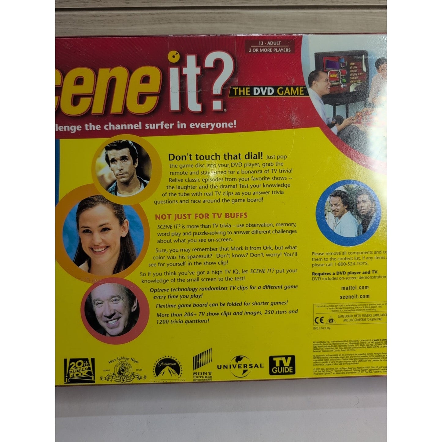 Mattel 2005 TV Scene It? The DVD Game Trivia 100% Complete