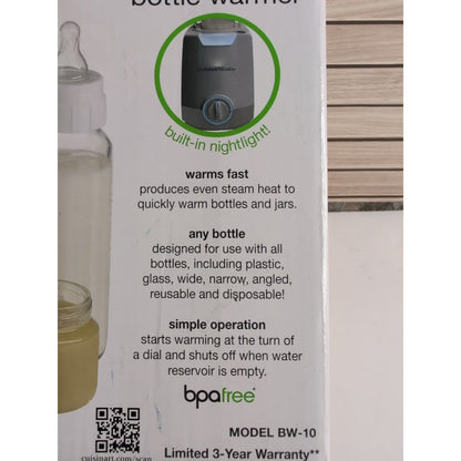 Cuisinart BW-10 Baby Bottle Warmer New In Box Baby Series
