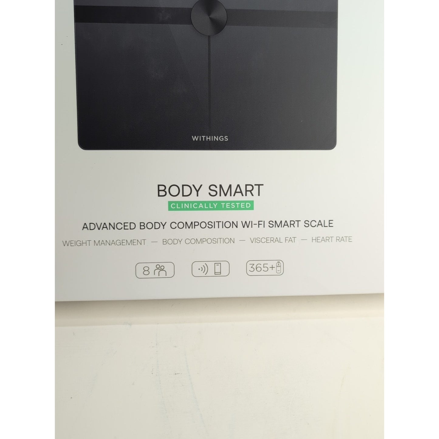 Body Smart Advanced Body Composition Smart Wi-Fi Scale - Black