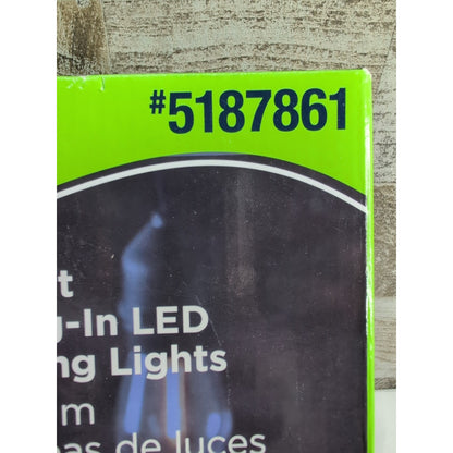 Harbor Breeze 24 ft Plug-In LED Black Outdoor String Light #5187861