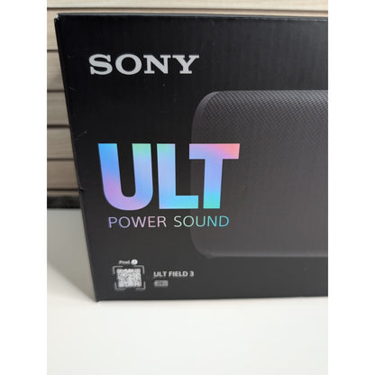 Sony ULT FIELD 3 Wireless Bluetooth Water Resistant Portable Speaker (Black) NEW