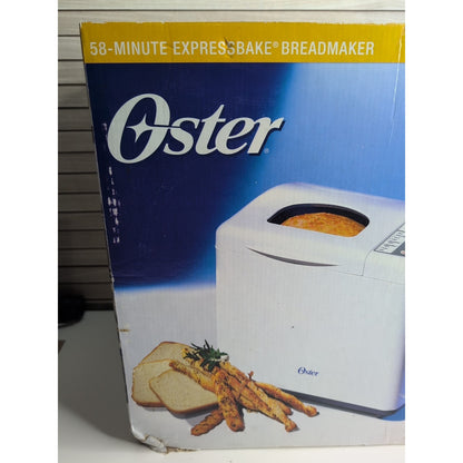 Oster Bread Maker 58-Minute Expressbake 2 lb Model 5834 w/ Manual