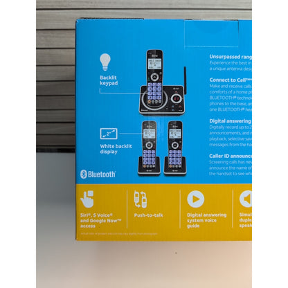 NEW AT&T DLP72362 | 3-Handset Cordless Phones With Bluetooth & Answering System