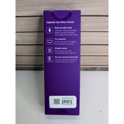 Roku Voice Remote | Roku Smart TV Voice Remote with TV Controls | RCA1R