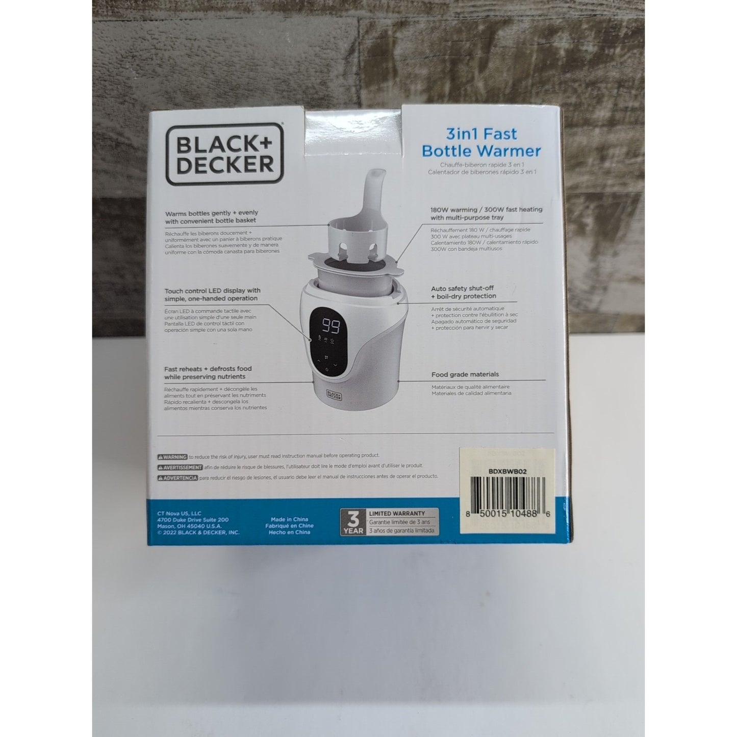 Black & Decker 3-in-1 Fast Baby Bottle Warmer