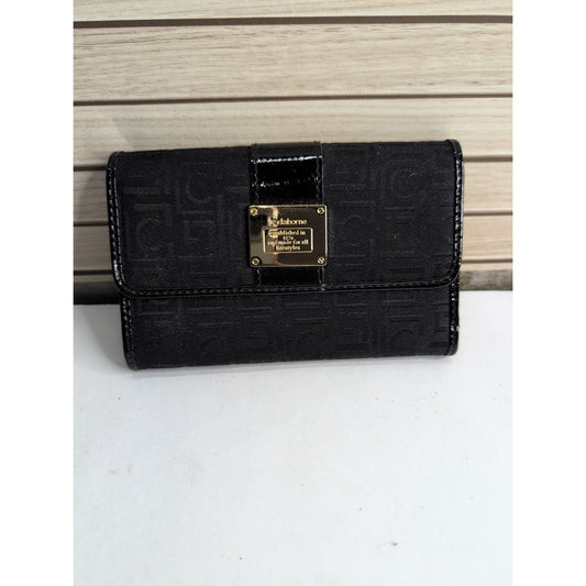 Liz Claiborne Black Wallet With Several Compartments