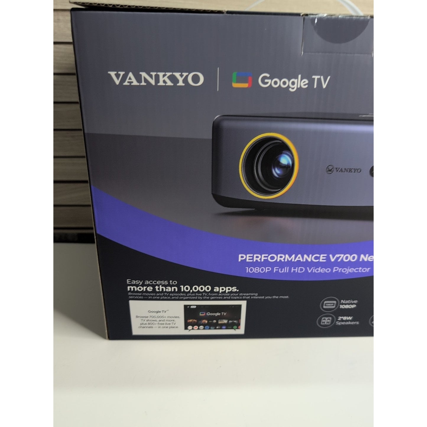 Vankyo V700 Neo 1080P Projector with Google TV and Dolby Audio Full HD
