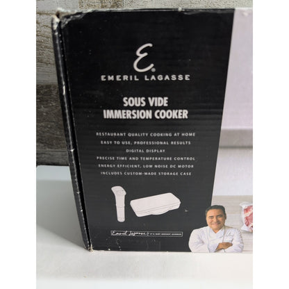 Emeril Lagasse Digital Readout Sous Vide Cooker Immersion Circulator 45210Bk