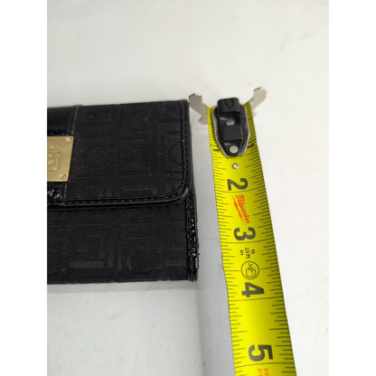 Liz Claiborne Black Wallet With Several Compartments
