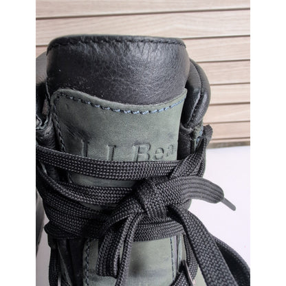 LL Bean Hiking Boots Mens Size 9.5 Cresta Green Vibram Sole