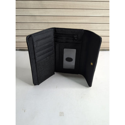 Liz Claiborne Black Wallet With Several Compartments