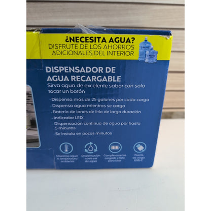 Primo Portable Rechargeable Water Pump Dispenser Black/White