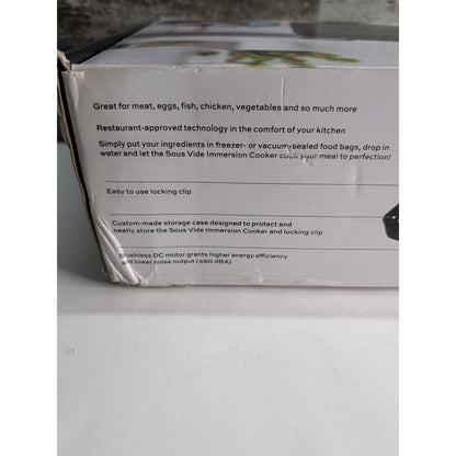 Emeril Lagasse Digital Readout Sous Vide Cooker Immersion Circulator 45210Bk