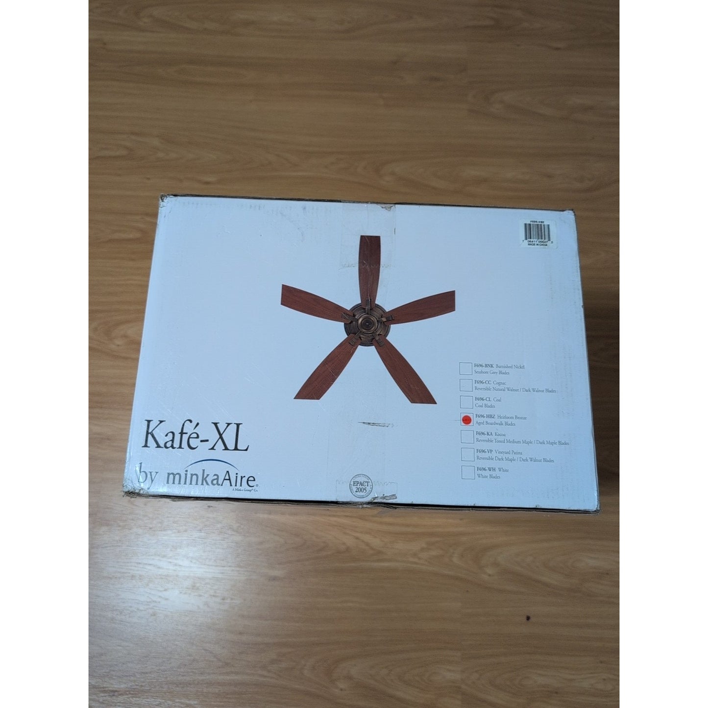 MinkaAire Kafe-XL 5-Blade 60 Energy Star Indoor Ceiling Fan w/ Remote