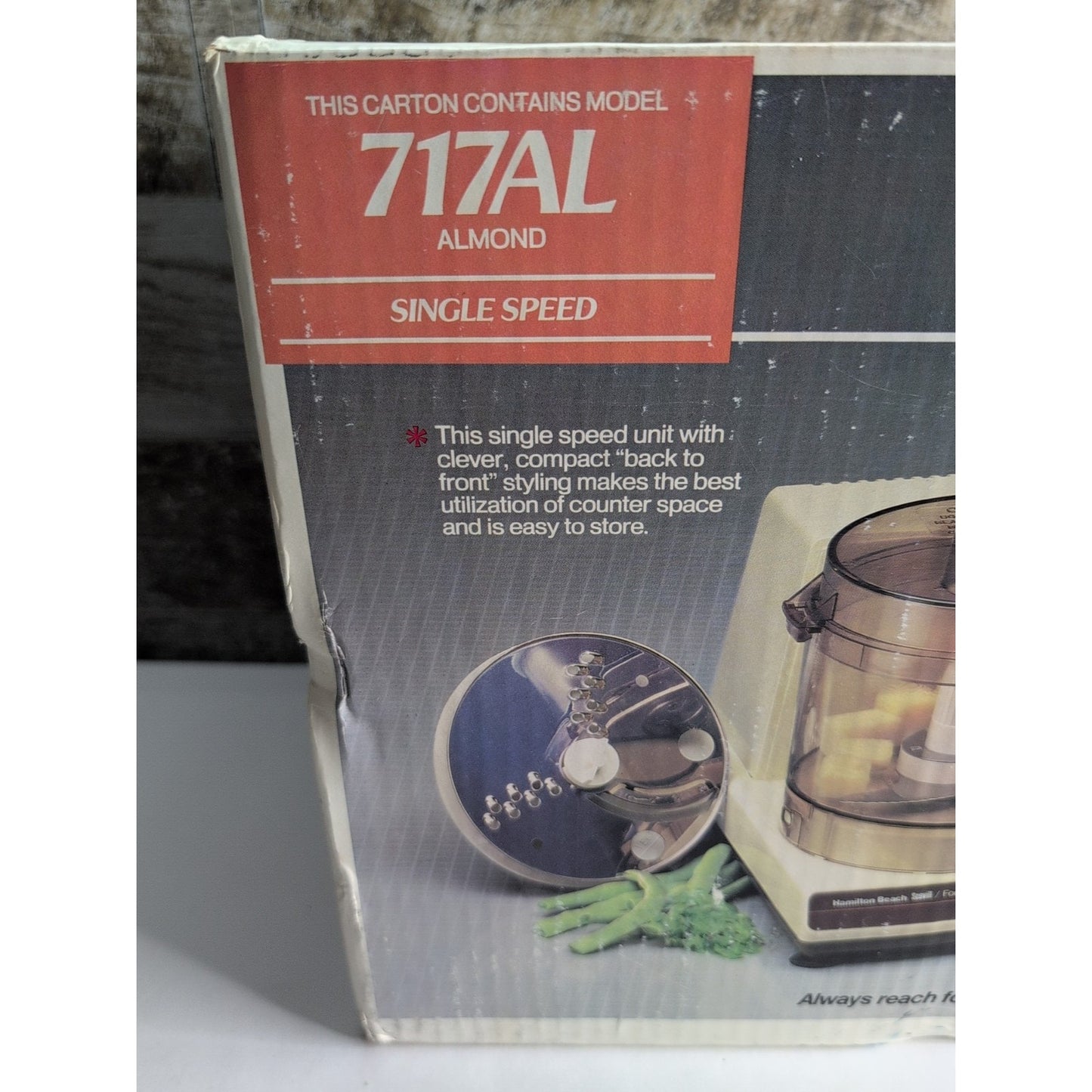 Hamilton Beach Scovill 717AL Almond Single Speed