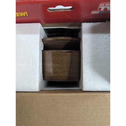 TeleBrands Stone Wave Microwave Cooker Gourmet Dishes in Minutes, New in Box