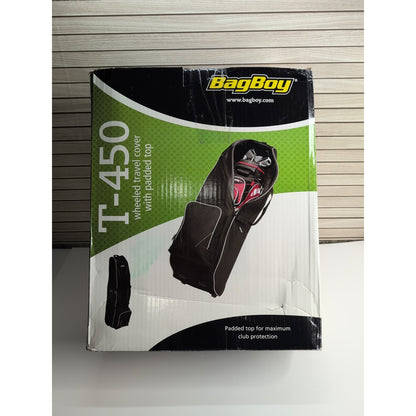 New BagBoy T-450 Wheeled Travel Cover With Padded Top