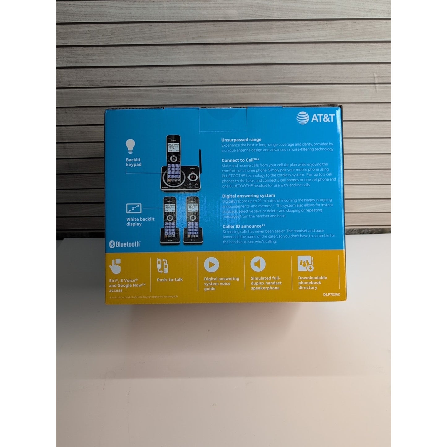 NEW AT&T DLP72362 | 3-Handset Cordless Phones With Bluetooth & Answering System