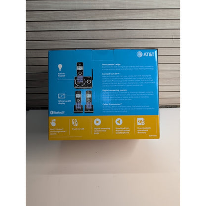 NEW AT&T DLP72362 | 3-Handset Cordless Phones With Bluetooth & Answering System