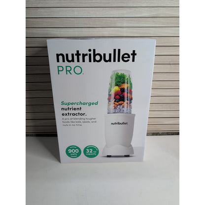 NutriBullet PRO 900W Personal Blender Matte White | Smoothie Maker | New Sealed
