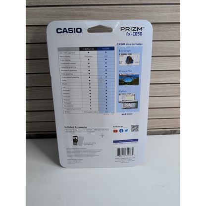 Casio FX-CG50 Graphing Calculator (fx-cg50-l-ih) (fxcg50lih)