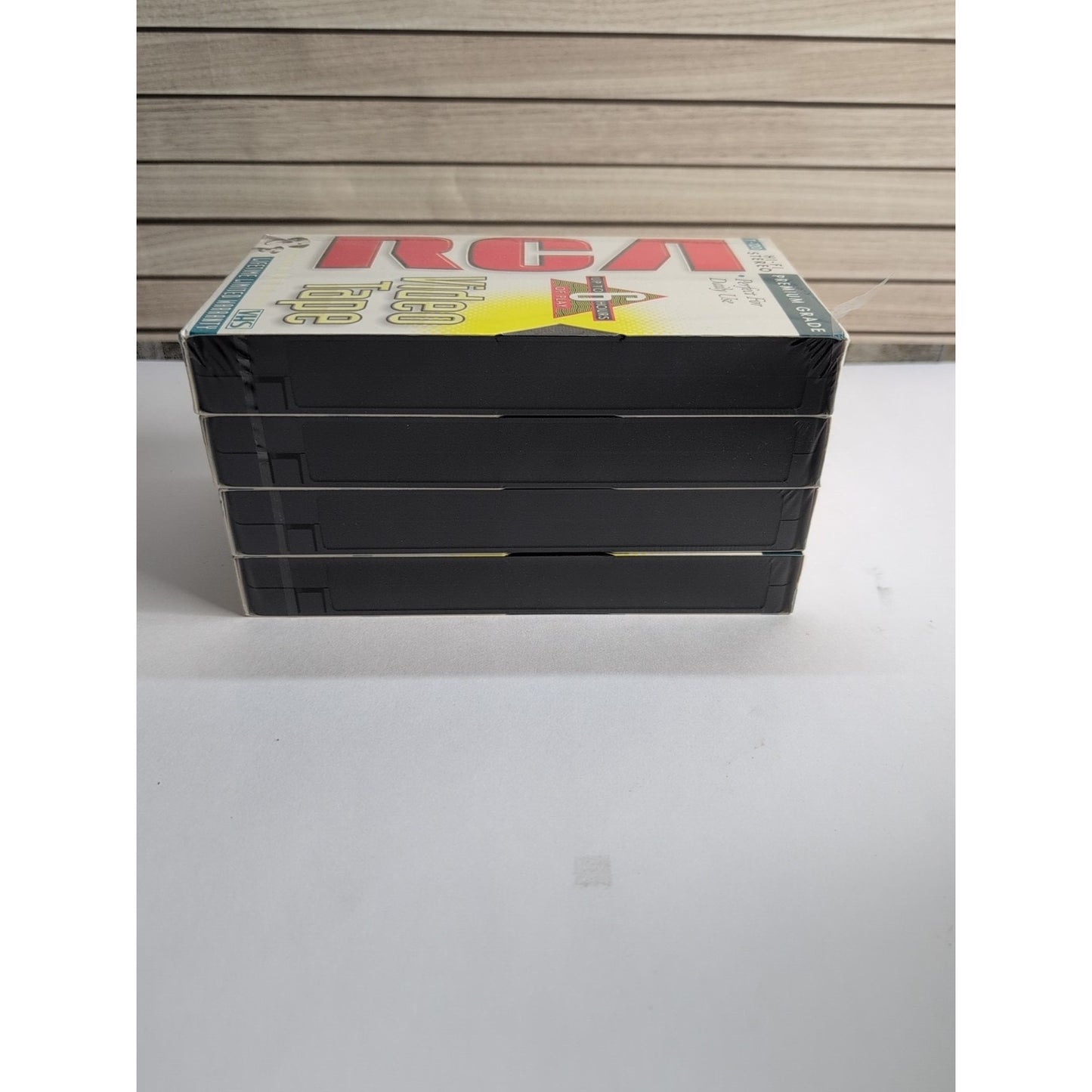 NEW SEALED - 4 - RCA T-120H VHS Hi-Fi Stereo Blank Cassette Tapes Standard Grade