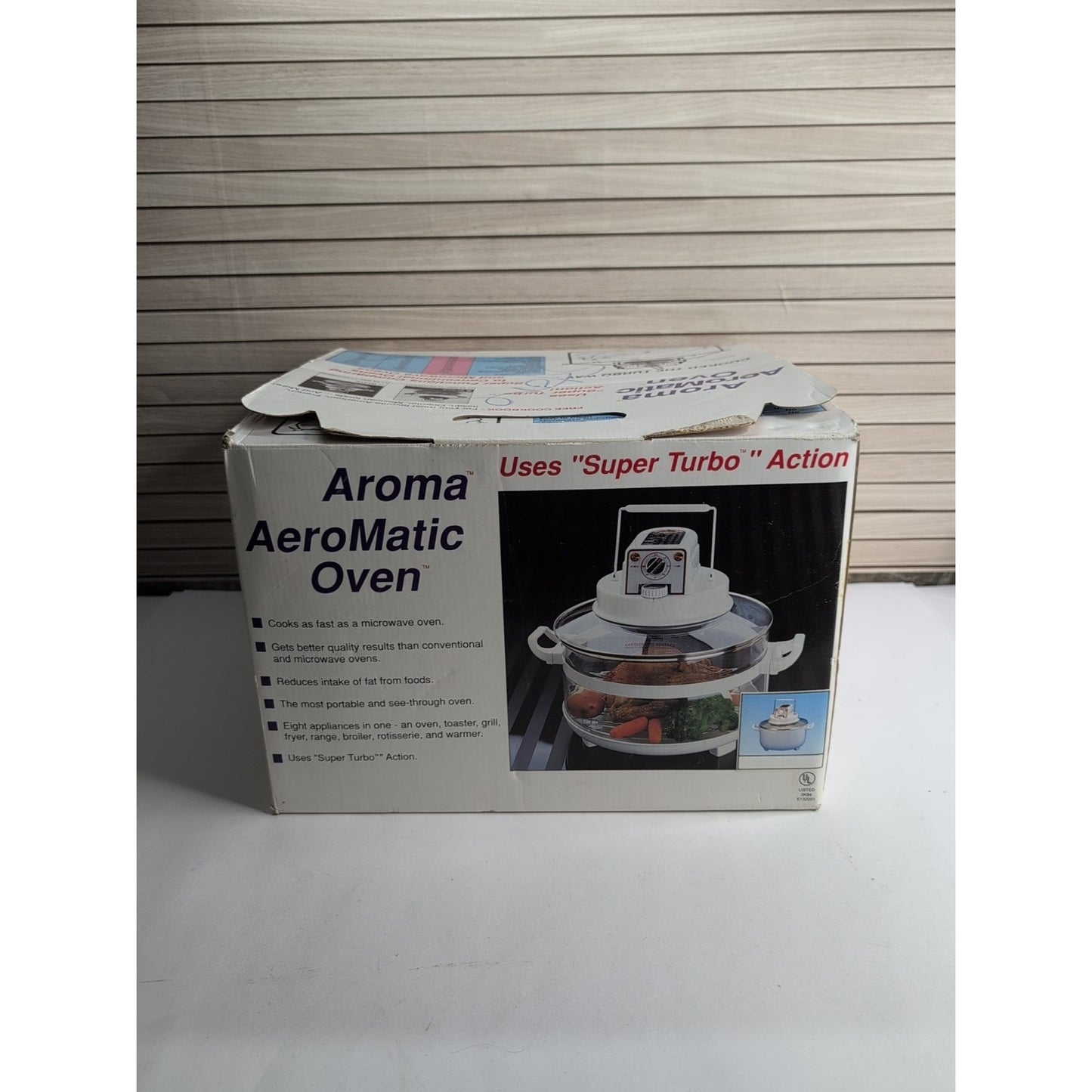 Vintage Aroma Aeromatic Oven AST-850 Turbo W/ Accessories New in Box Fryer Grill