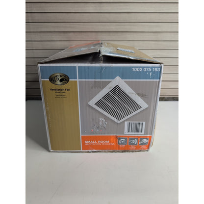 New Never Installed Hampton Bay 1002075193 70 CFM Bathroom Ventilation Fan