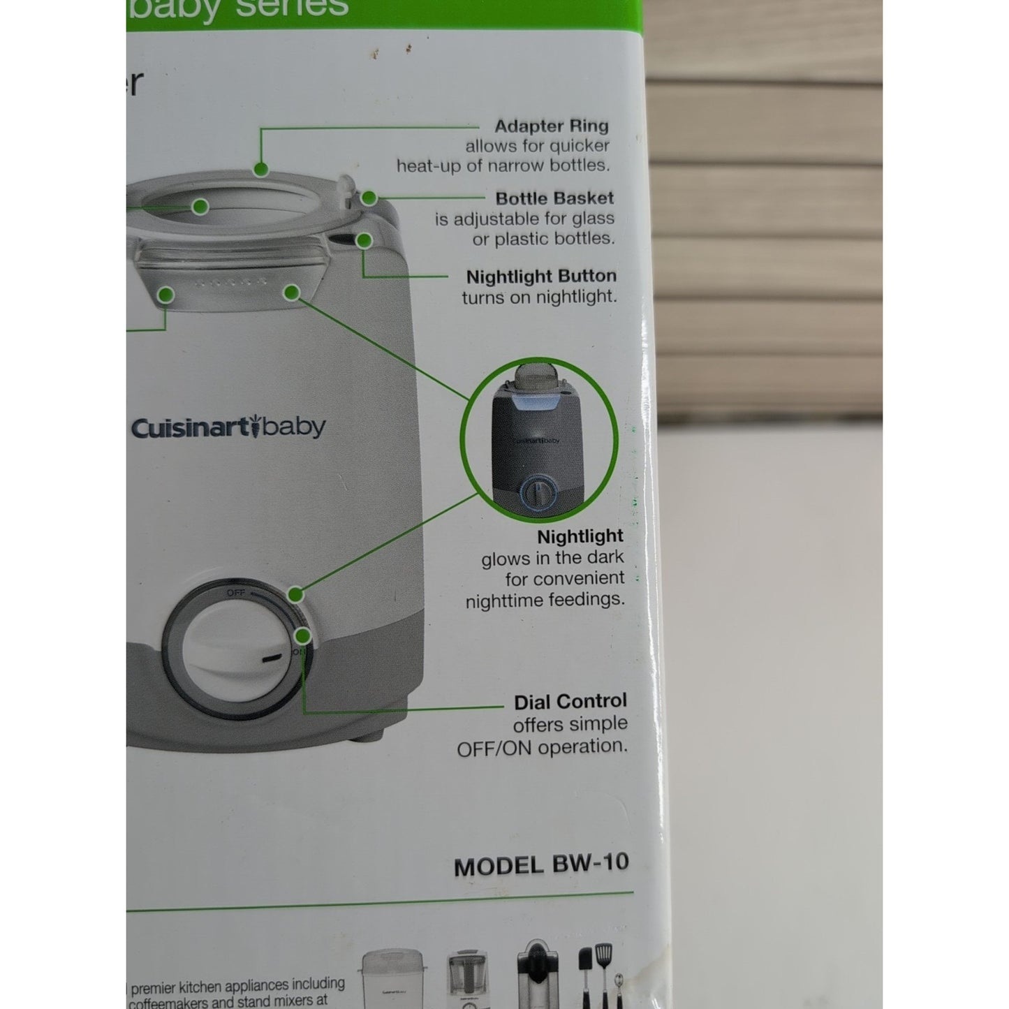 Cuisinart BW-10 Baby Bottle Warmer New In Box Baby Series