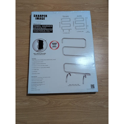Sharper Image Towel Warmer Multi Level Wall Mounted or Self Standing NIB