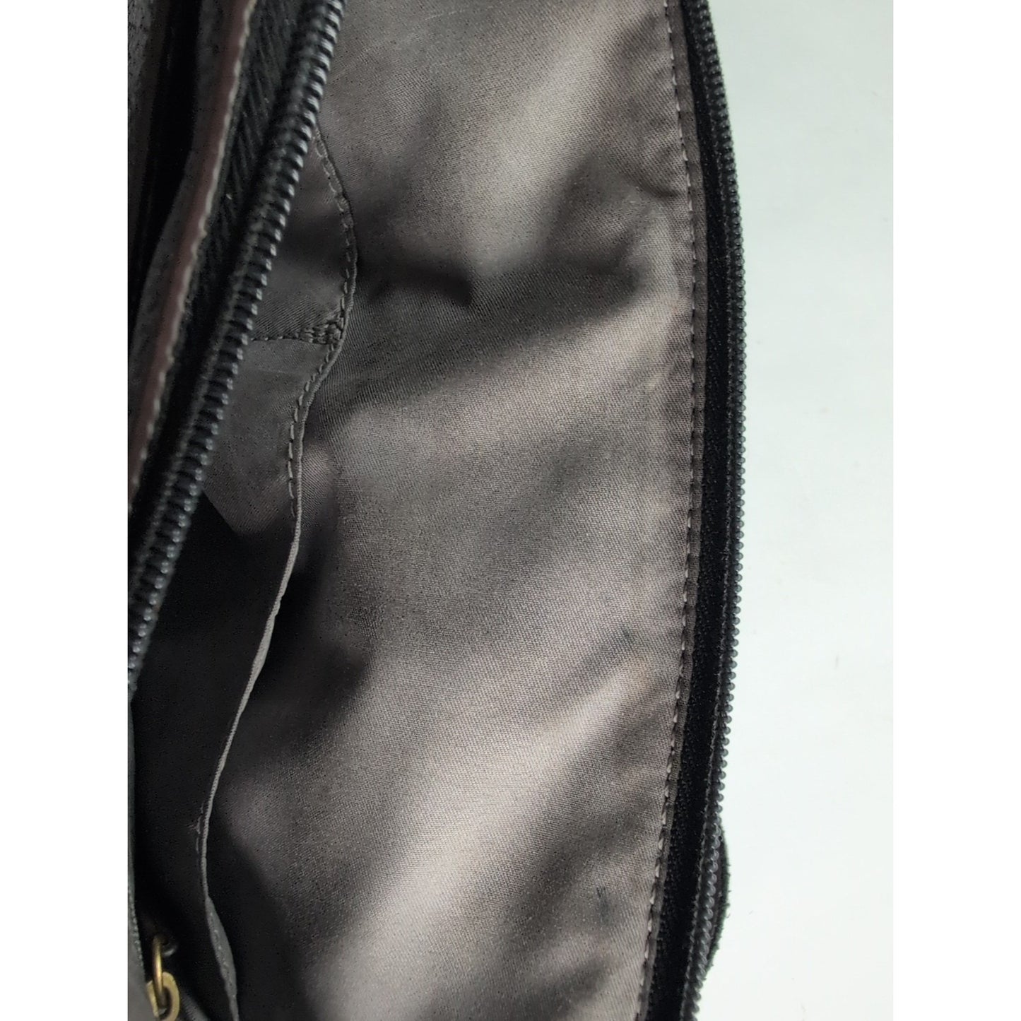 Fossil Crossbody Pebbled Black Leather Purse