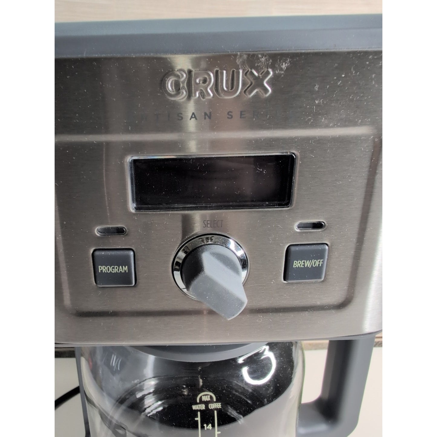 CRUX Artisan Series 10-Cup Programmable Coffee Maker Model MD288T