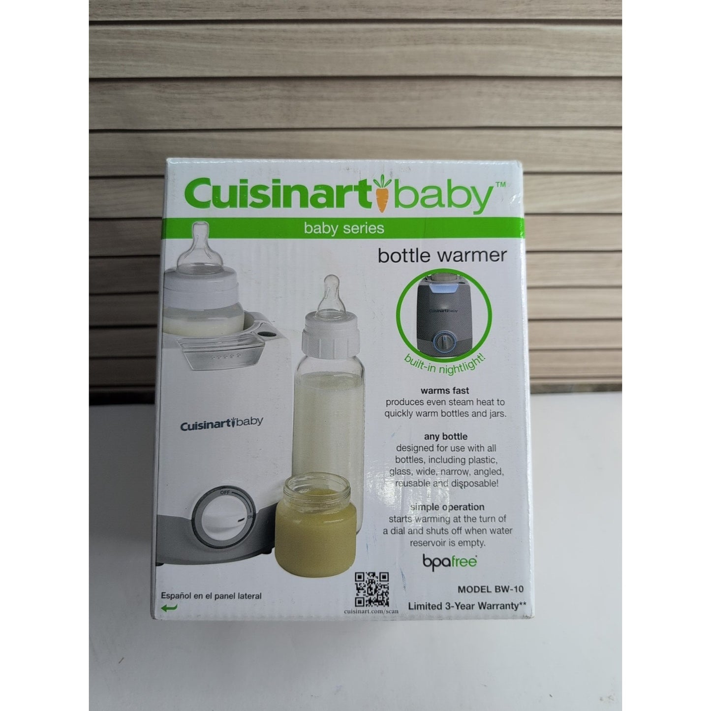 Cuisinart BW-10 Baby Bottle Warmer New In Box Baby Series
