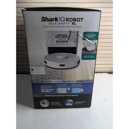 SharkNinja RV2302AE IQ Robot Vacuum with Bagless 60 Day Capacity Base Self Empty