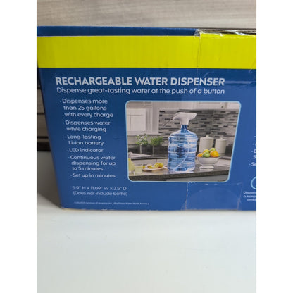 Primo Portable Rechargeable Water Pump Dispenser Black/White