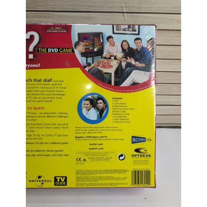 Mattel 2005 TV Scene It? The DVD Game Trivia 100% Complete