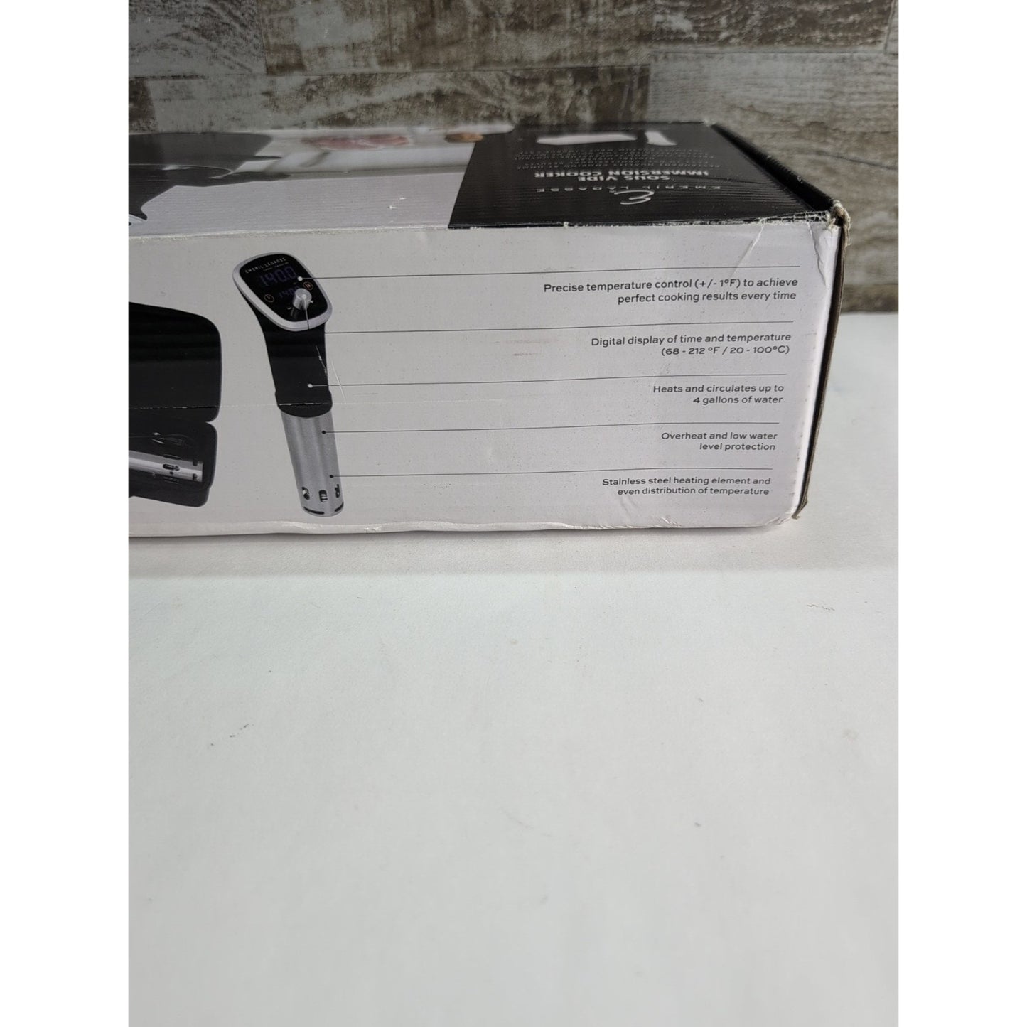 Emeril Lagasse Digital Readout Sous Vide Cooker Immersion Circulator 45210Bk