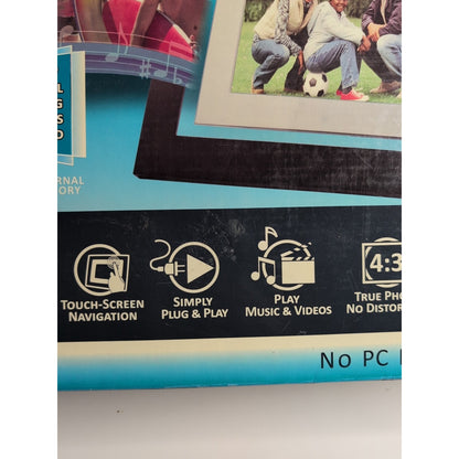 Pandigital PAN8051 8” LCD Frame NEW NO PC REQUIRED Touch Screen 6400 Photos