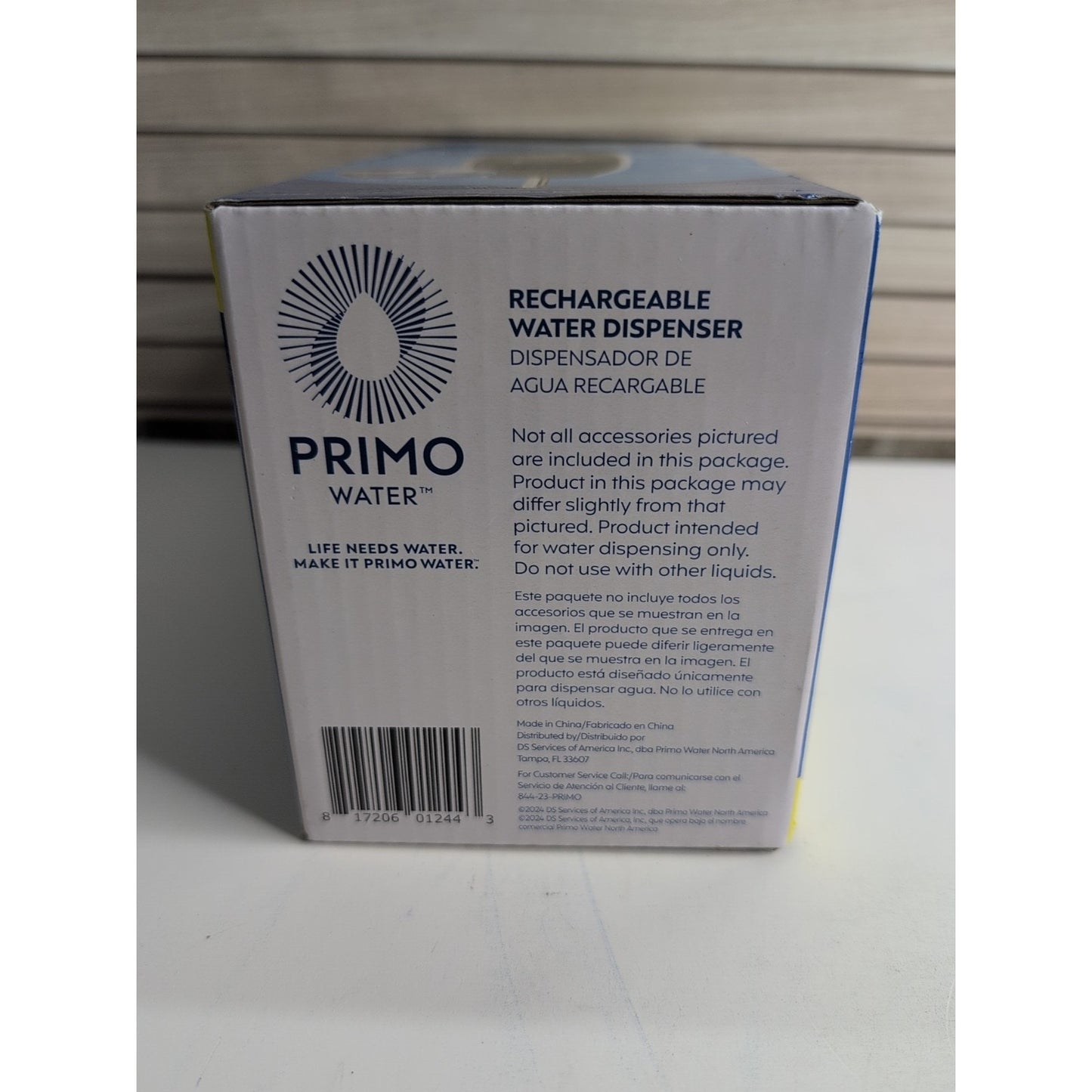 Primo Portable Rechargeable Water Pump Dispenser Black/White