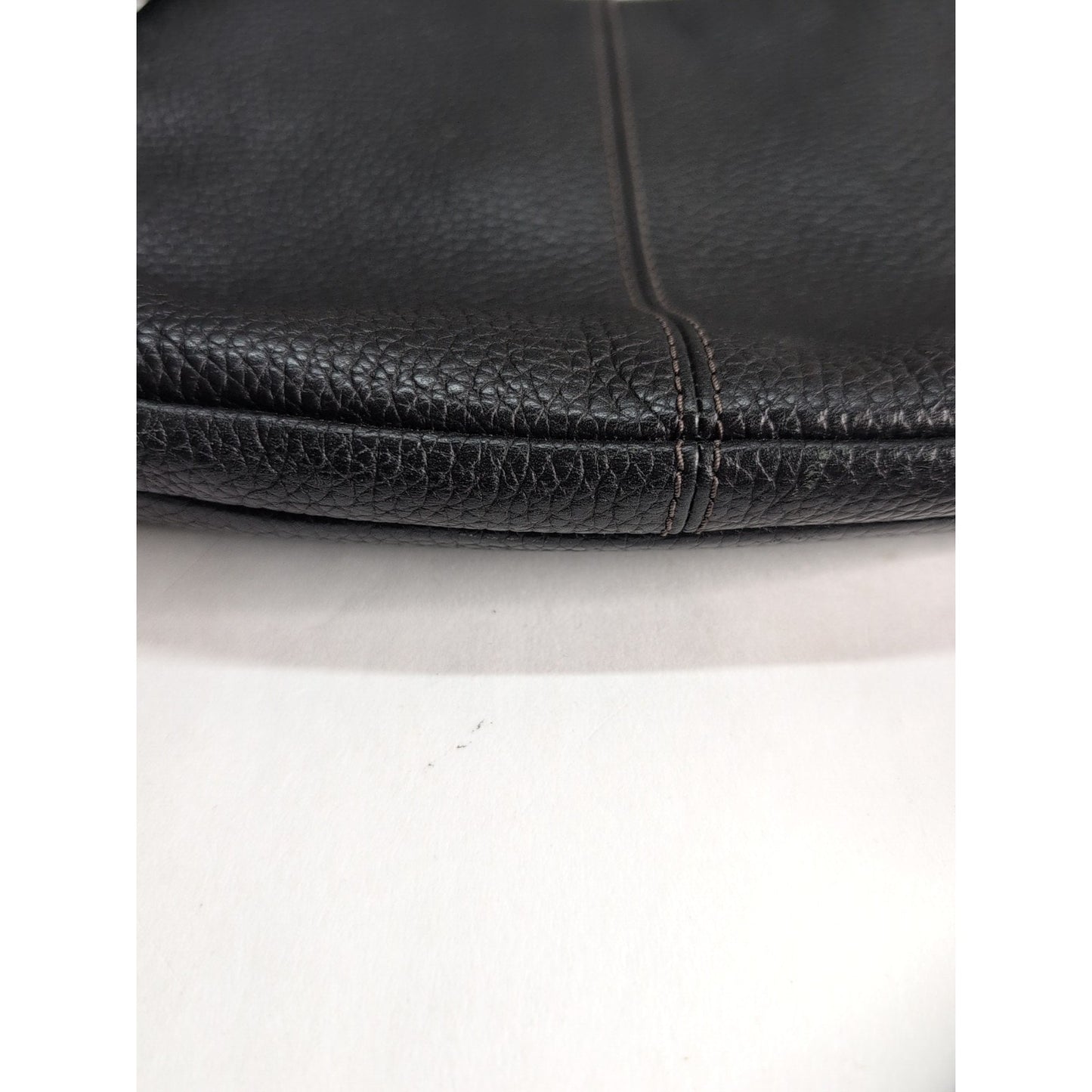 Fossil Crossbody Pebbled Black Leather Purse