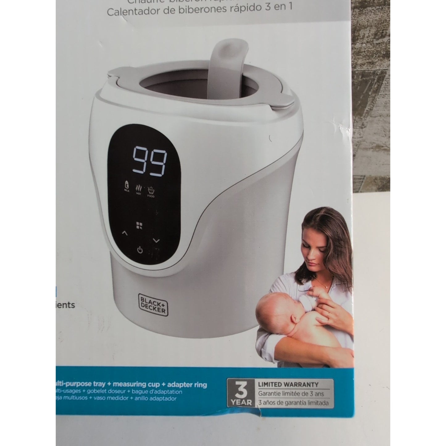 Black & Decker 3-in-1 Fast Baby Bottle Warmer