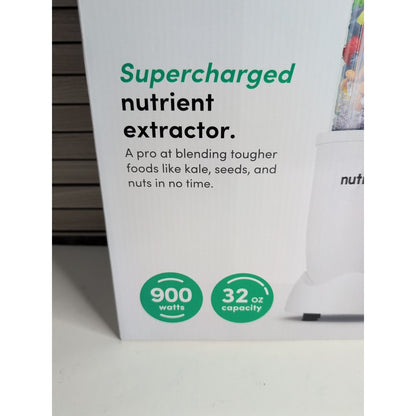 NutriBullet PRO 900W Personal Blender Matte White | Smoothie Maker | New Sealed