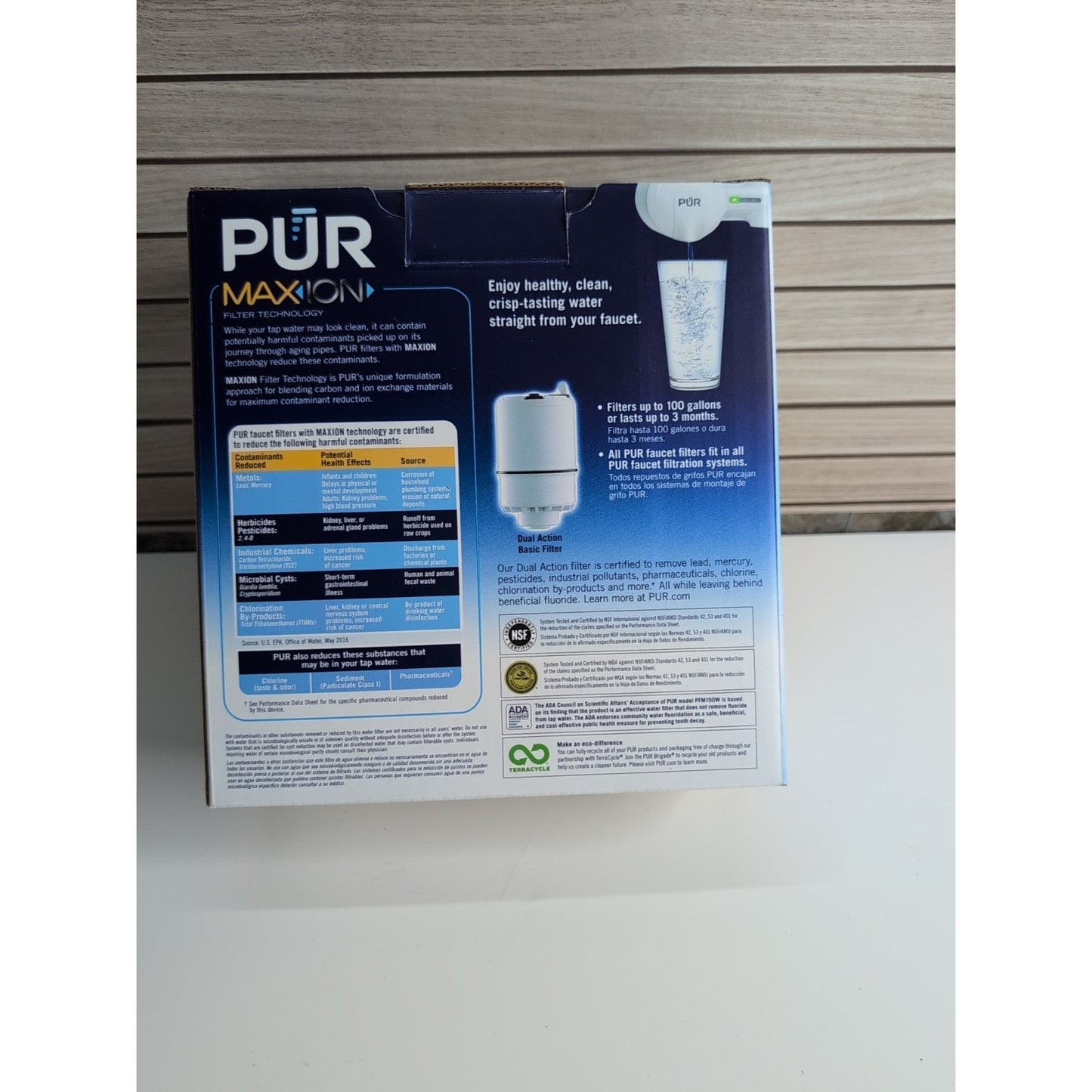 PUR MAX•ION Removes 99% Lead Reduces Chlorine PFM150W White Faucet Filter