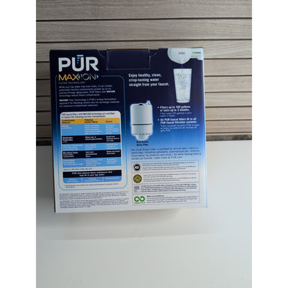 PUR MAX•ION Removes 99% Lead Reduces Chlorine PFM150W White Faucet Filter