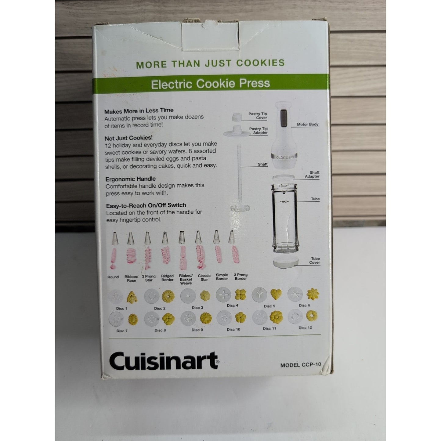Cuisinart CCP-10 Electric Cookie Press