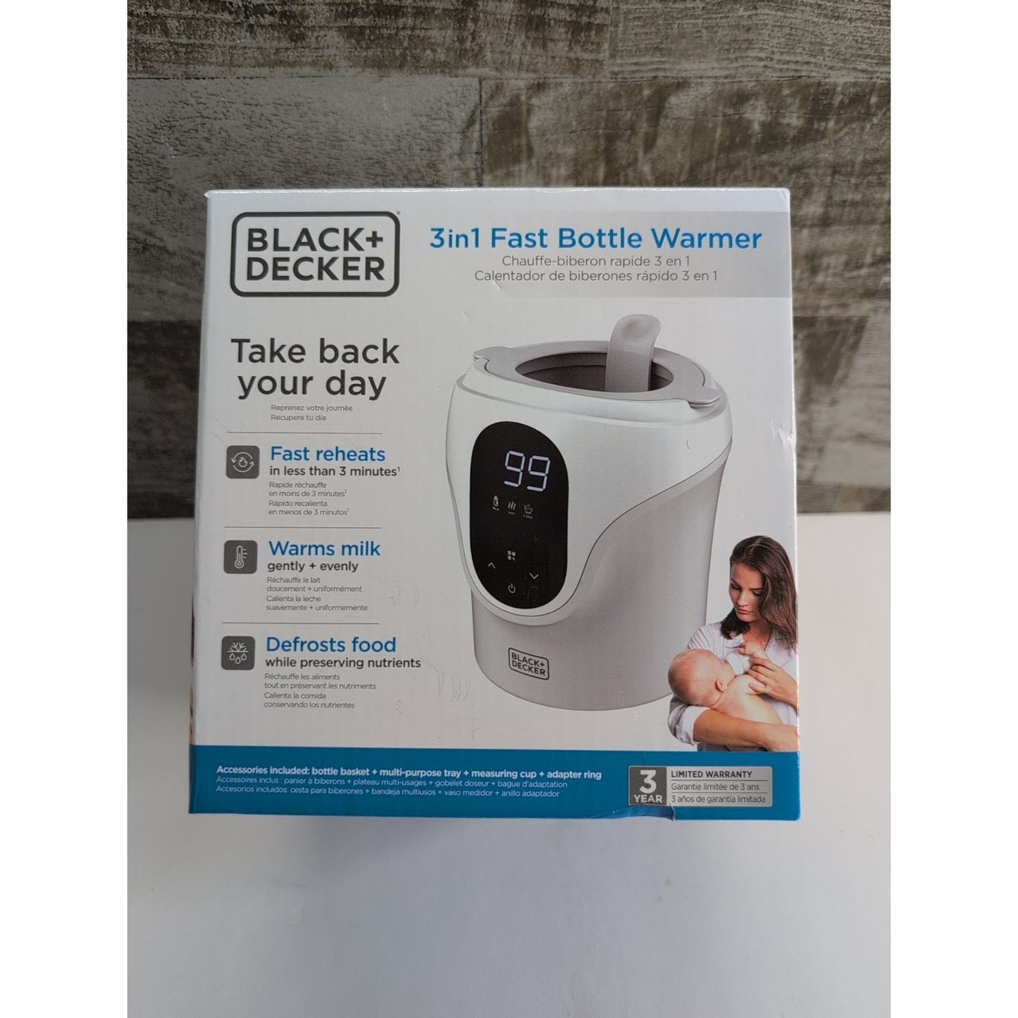 Black & Decker 3-in-1 Fast Baby Bottle Warmer